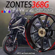 For ZONTES 368G Mags Sticker Motorcycle Decoration of Modified Accessories Wheel Hub Stickers Rim De