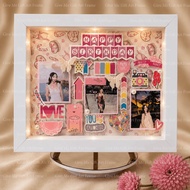 20x30x5 cm GiveMeGift Art Frame | Custom 3D Frame Gift with LED String | Scrap Frame 3D Frame