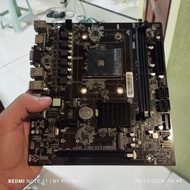 MOTHERBOARD MOBO AM4 QWERTY A320M RUSAK