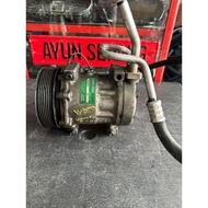 COMPRESSOR AIRCOND ORIGINAL PROTON WAJA CAMPRO / GEN2 / SATRIA NEO (MODEL UK)