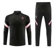 Teens Adults Football Kits Soccer Set Training Wear Fall Winter 21-22 Paris Saint-Germains F.C.S Bar