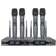 UHF FM Wireless Microphone One-to-Four ktv Stage Performance Microphone Handheld Wireless Microphone