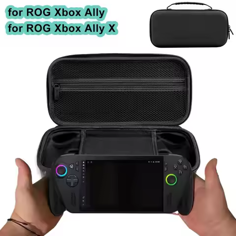 EVA Handheld Game Console Cover Play Stand Wear Resistant Storage Bag Shockproof PU for ROG Xbox All