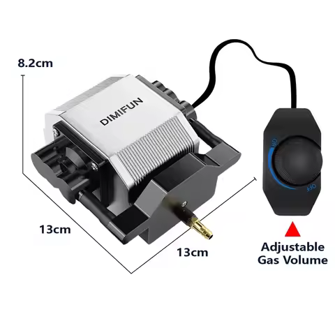 Universal Air Assist Pump 28W for Laser Engraver & Cutter-54L/min or 60L/min High Output,CNC CO2/Dio