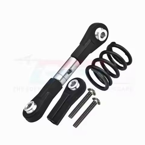 GPM Servo Steering Tie Rod Stainless Steel Hardened Spring 7746X GPM RC Parts For TRAXXAS X-MAXX 6S 