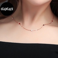 18K/750 Pure Gold Four Leaf Clover Necklace