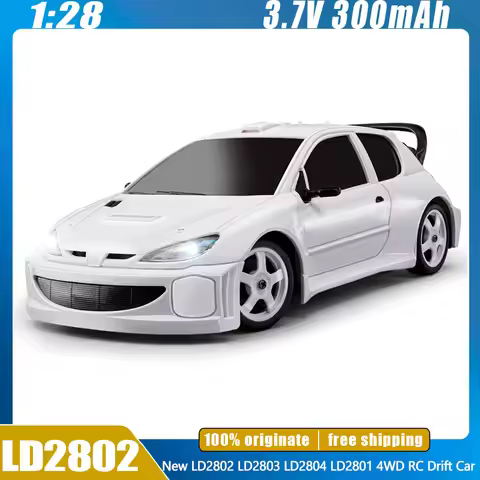 New LDRC LD2802 LD2801 LD2803 LD2804 1/28 RC Car 4WD 2.4G RC Drift Cars Remote Control Car POLO Full