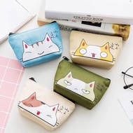 Mini wallet printed with cute Cat motifs, many color options