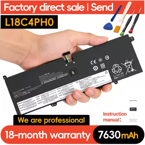 SUOZHAN L18C4PH0 New L18C4PH0 Laptop battery For Lenovo Yoga C940/14IIL/81Q9/2ICP5 series 7820mah/60