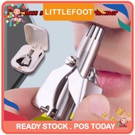 🔥READY STOCK🔥Littlefoot (FREE BOX) Stainless steel Gunting Bulu Hidung Rambut Nose hair trimmer Clip