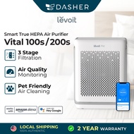 Levoit Vital 100s/200s Air Purifier Pet Care Hair Allergies Odors ARC Formula (52 - 88 m²/560 - 947s