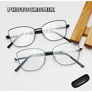 Photochromic Glasses & Anti-radiation Lenses Blueray UV Blue + ( MNS/cyl) frame 6601 women's glasses