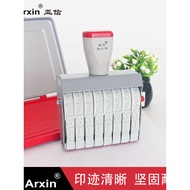 Yaxin Roller Digital Number Stamp 11-Digit Production Date Stamp Large Size Adjustable Number Wheel 