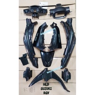 HLD SUZUKI RGV120 RG-SPORT 888 DARK GREEN COLOUR HIJAU GELAP FULL BODY COVER SET COVERSET METER COVE