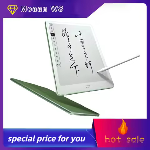 Moaan W8 10" E-ink E-book E-Reader Smart Notebook Support Write Tablet Ebook Reader With Electrified