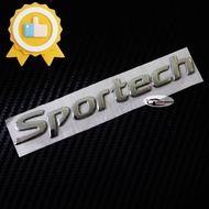 โลโก้ Sportech ขนาด 15 x 2.5 cm. สำหรับ NISSAN ALMERA นิสสัน อัลเมร่า #ฟีล์มกันรอย #ฟีล์มใสกันรอย #ฟ