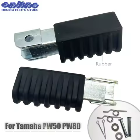 Motorcycle Footpeg Foot Rest Pedal Pegs For Yamaha PW50 PW80 PW 50 80 Dirt Pit Bike 50cc 70cc 110cc 