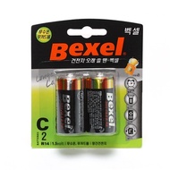 Bexel s 2 pieces of 1.5V C size battery / Capacity Safe Voltage