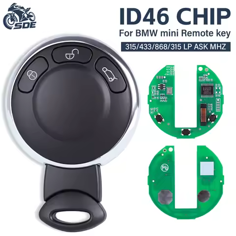 SDE Remote Car Key 868/315/433mhz For BMW Mini Cooper S ONE D CLUBMAN COUNTRYMAN KR55WK49333