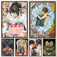 Hot Anime Death Note Poster Fancy Poster Wall Sticker for Living Room Bar Vintage Decor Painting