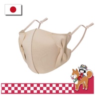 [KIWATA] Ribbon Mask Beige Cute Stylish Princess Style Mask Fashionable Mask Slimming Effect Pollen 