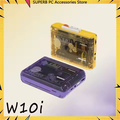PANDA W10i Portable Cassette Player 1 Retro Cassette Player Vintage Single Player, Dual Channel Ster