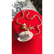 ORIGINAL ZHULIAN Rantai Kaki Dewasa saduran emas 999 atau 24k by Zhulian, AL5006