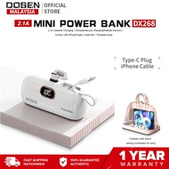 DOSEN Original Powerbank fast charging  PD22.5W Y342 Portable 20000mAh 25000mAh Comes with three wir