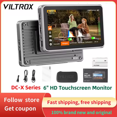 Viltrox DC-X3 DC-X2 Camera Monitor 6 Inch 4K Touch Screen 2000 Nits 1080P IPS HMDI SDI HD FHD Portab