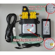 PAKET POMPA AIR 320 PSI DC & ADAPTOR 16A DINAMO SPRAYER PUMP