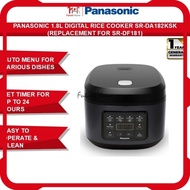 Panasonic 1.8L Digital Rice Cooker SR-DA182KSK