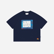 Hundred I Quit Tee Navy