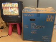 全新SONY KV-14MVT1 14吋CRT電視連遙控器
