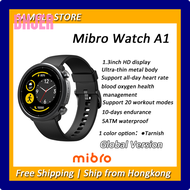 DHJER Mibro A1 Smartwatch Global Edition เครื่องวัดอัตราการเต้นของหัวใจออกซิเจนในเลือด 5atm Waterproof Fashion Bluetooth Sports Smartwatch FESGE