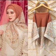 SQUARE HIJAB VOAL SUBLIME MOTIF CODE 443 TERACOTA CREAM ok