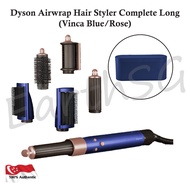 (New) Dyson Airwrap Hair Styler Complete Long (Vinca Blue/Rose) with Vinca Blue case