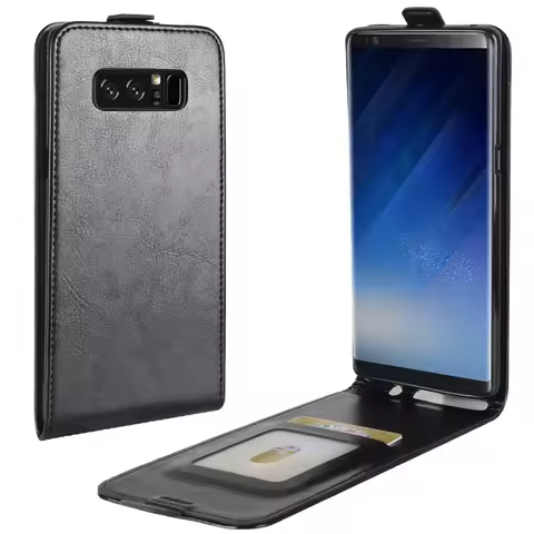 For samsung Galaxy Note 8 9 Note9 Flip Vertical Leather Case Card Holder Book Full Cover for Samsung