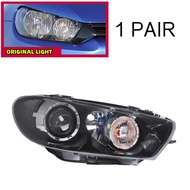 ZFEIO ไฟรถโรงงาน Super Q สำหรับไฟหน้า Vw Scirocco 2008-2015หลอดไฟหน้าไฟหน้า MJLED