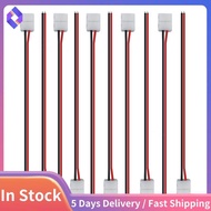 50Pcs LED Tape Connector 2Pin LED Strip Accessories Connectors 8Mm for 2835 3528 5050 5730 5630 SMD 