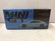🚗MINI GT 1/64 Porsche Taycan Turbo S Frozen Blue minigt 225