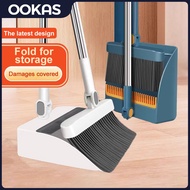 Penyapu Dan Penyodok 2 in 1 Rotatable Foldable Broom Dustpan Set Penyapu dan Penyodok Lantai扫把簸箕