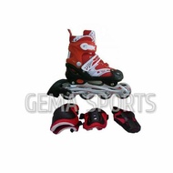 Steelj 6032 inline Skates free dekker Skates - Red-