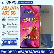 6.5" Original LCD For OPPO A93 A74 A54 5G LCD Display Touch Screen For OPPO PCGM00 CPH2195 CPH2197 L