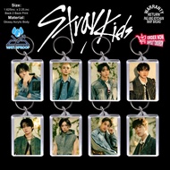 Keychain STRAY KIDZ Kpop, Back to Back, Size 1.625in. x 2.125.in