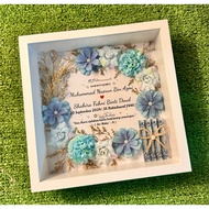 FRAME MAS KAHWIN SIAP GUBAH SQUARE  FRAME DUIT HANTARAN FRAME MAS KAHWIN 3D FRAME MAS KAHWIN MURAH W
