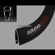 Araya KS40 black 32 hole Wheels. Fixie Wheels. Road Bike Wheels. Wheels 700c. Rims 700c