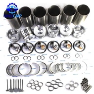 Promotion 6D16 6D16T Engine Overhaul Rebuild Kit For Mitsubishi Engine Hyundai Kobelco Forklift Exca