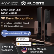 Aqara D200i Smart Door Lock Zigbee Face Recognition Password NFC Unlock Work with Homekit HomeKey