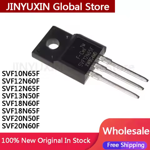 10Pcs SVF10N65F SVF12N60F SVF12N65F SVF13N50F SVF18N60F SVF18N65F SVF20N50F SVF20N60F TO-220F IC Chi