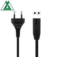 FORBETTER EU Extension Cord Desktop Laptop For TV Console Cord Electric Cord 8 Power Cable 1.5Meter 